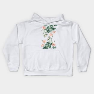 Vintage Roses and Butterflies III Kids Hoodie